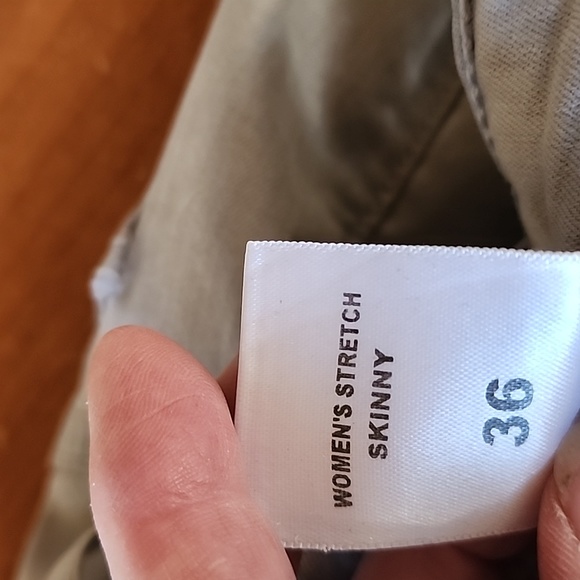 Aviator gray women's stretch skinny size 36 travel jeans - Picture 5 of 7